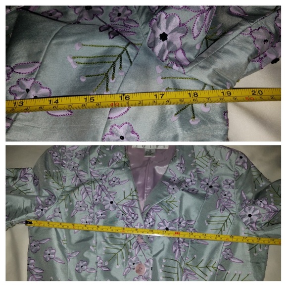 Gorgeous beaded and embroidered Silk Suit - Picture 2 of 8